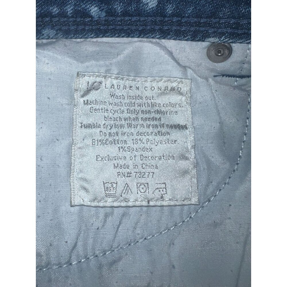 Lauren Conrad LC Women Hearts Skinny Jeans Size 6 - Picture 7 of 7
